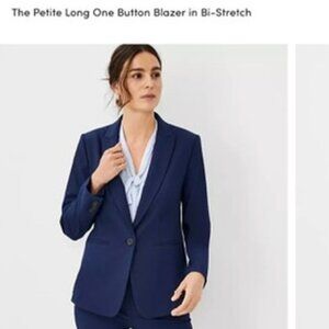 Ann Taylor Navy Blue Blazer